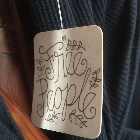 NWT**Free People**Dress**Pockets**Blue**Open Back - Picture 6 of 14